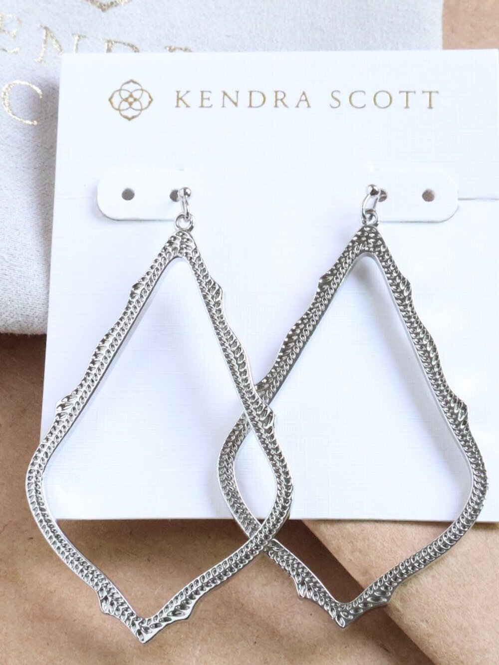 Kendra Scott Sophee Silver Drop Earrings